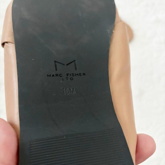 Marc Fisher Ogalia Slide Sandal 10 Tan NEW - Picture 7 of 9